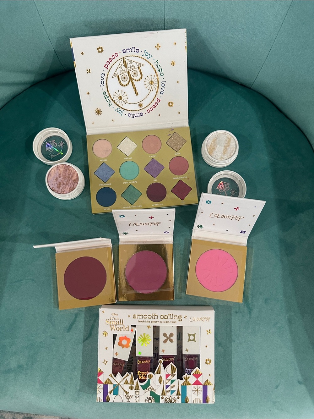 ColourPop it’s a small world eye & Cheek Set — Multi-Color Palette